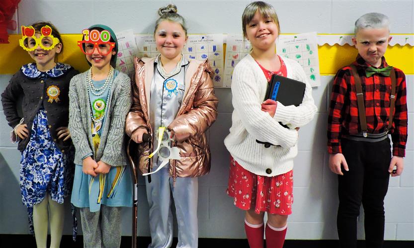 Students smile